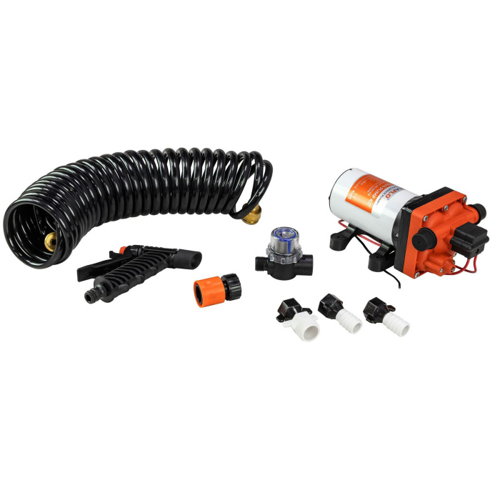 Комплект помывочный SeaFlo 12В 15 л/мин 55PSI 3.8бар (SFWP1-040-055-42A)